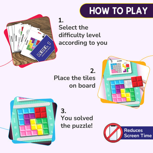 Smartivity Tetricks Interactive Block-Stacking Logic Game