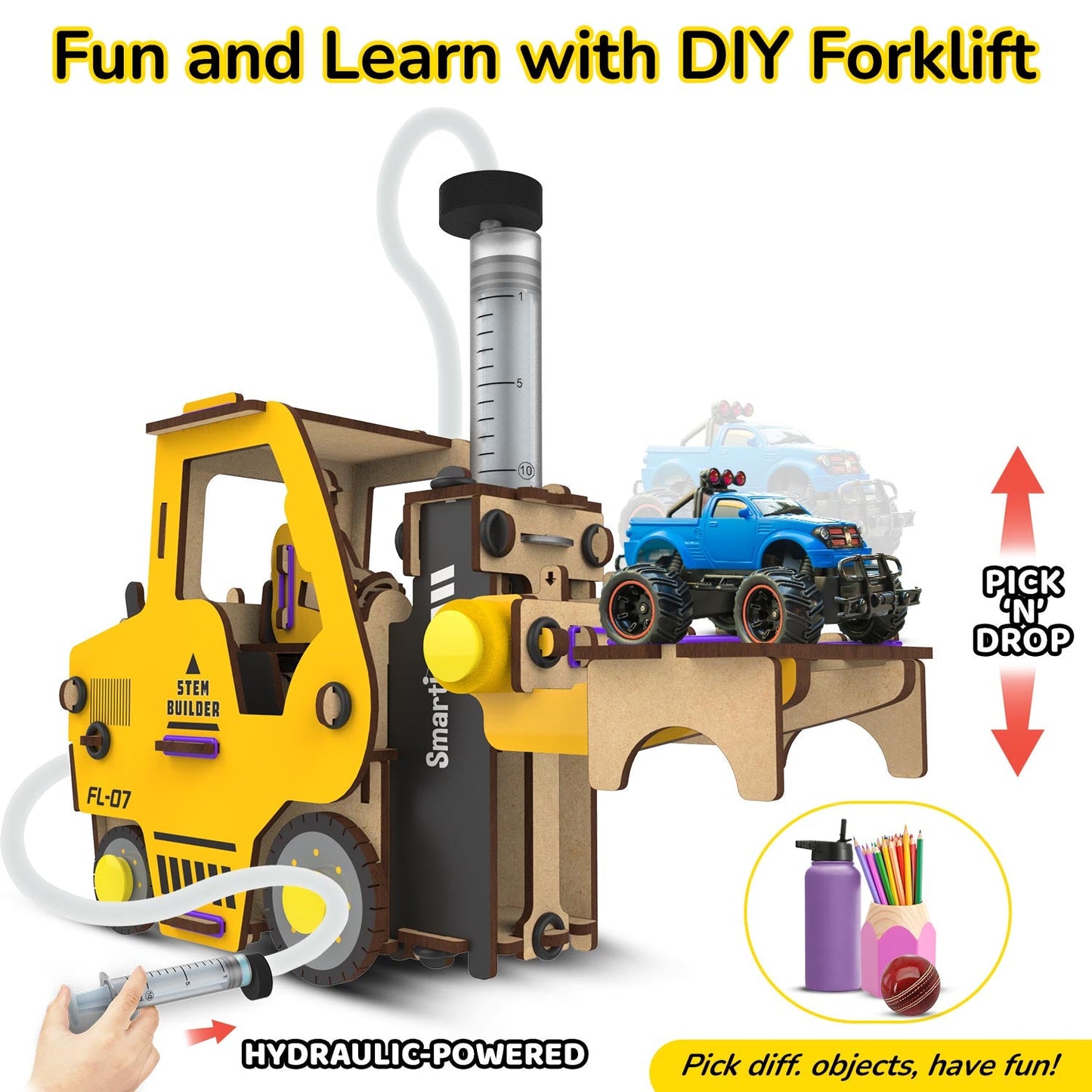 Smartivity Hydraulic Forklift Toy