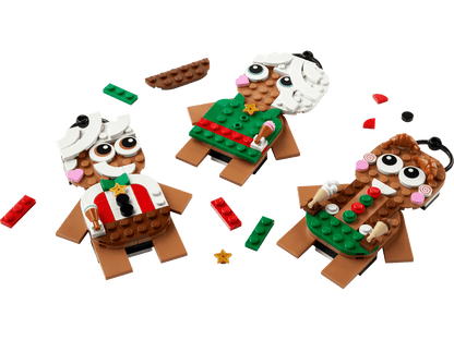 LEGO Gingerbread Ornaments
