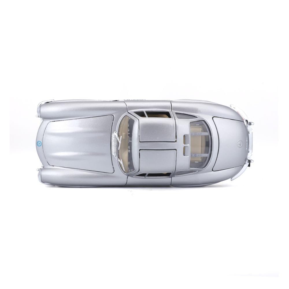 Bburago 1/24 Scale Mercedes-Benz 300 SL 1954 Diecast Car Model  Silver