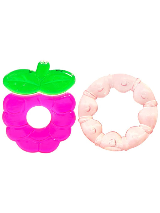 MeeMee Multi-Textured Water Filled Teether Pink+Dark Pink(PK2)