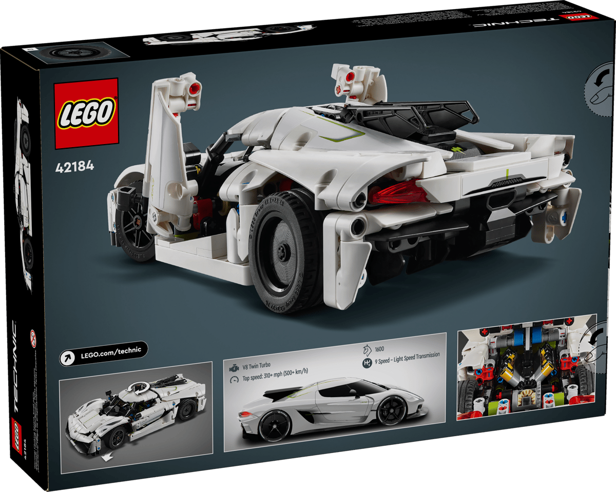 LEGO Technic Koenigsegg Jesko Absolut White Hypercar