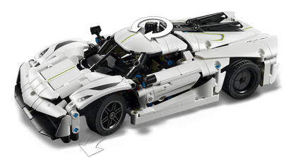 LEGO Technic Koenigsegg Jesko Absolut White Hypercar