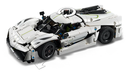 LEGO Technic Koenigsegg Jesko Absolut White Hypercar