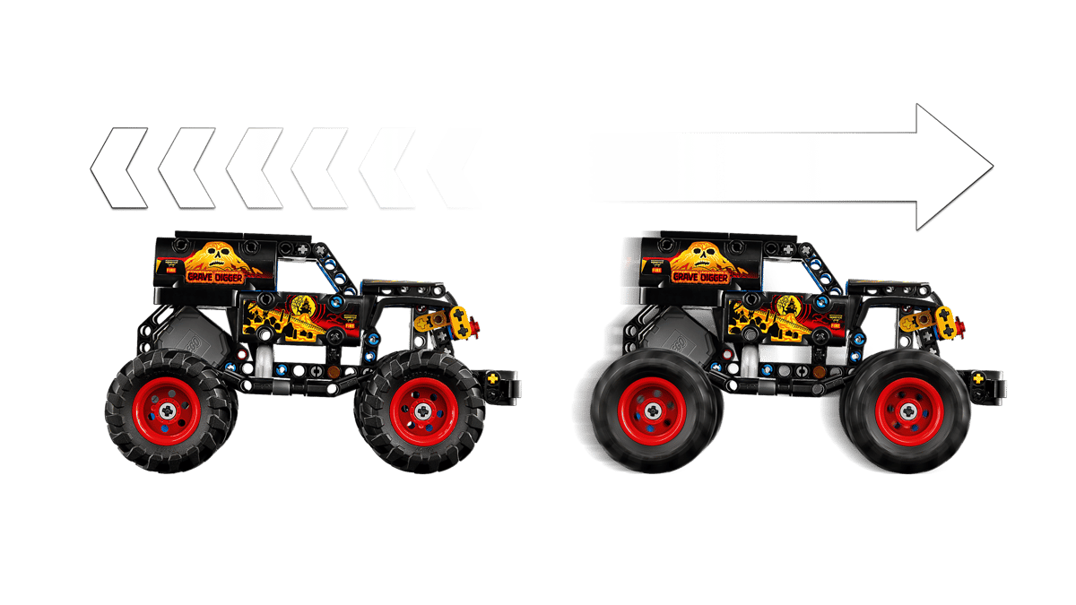 LEGO Technic Monster Jam Grave Digger Fire and Ice