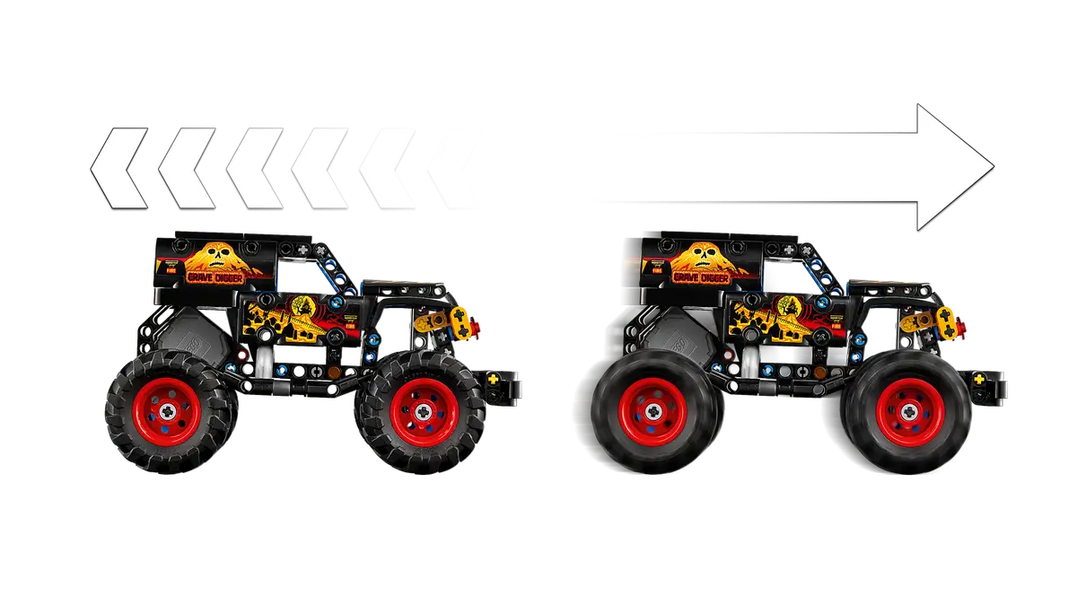 LEGO Technic Monster Jam Grave Digger Fire and Ice