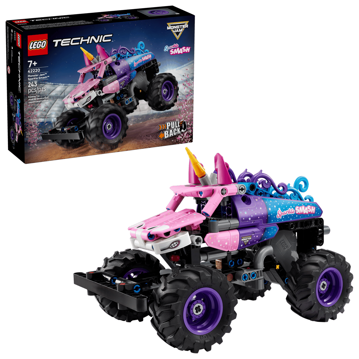 LEGO Monster Jam Sparkle Smash Pull-Back