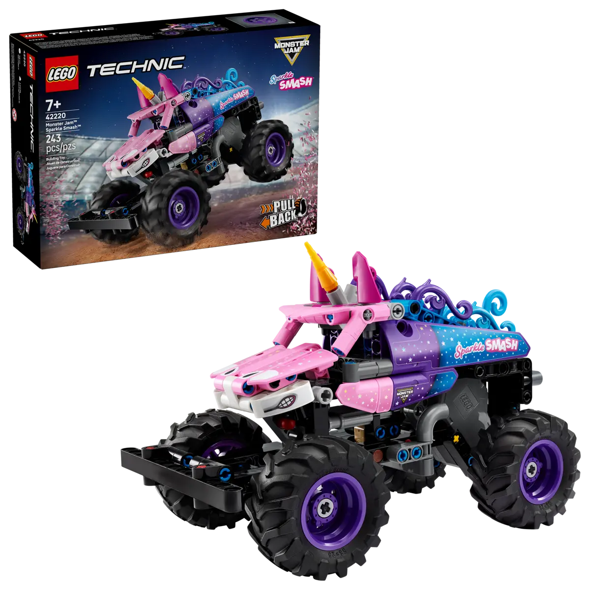 LEGO Monster Jam Sparkle Smash Pull-Back