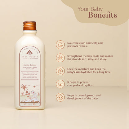 Baby Forest Narial Tailam Organic Cold Pressed Coconut Oil