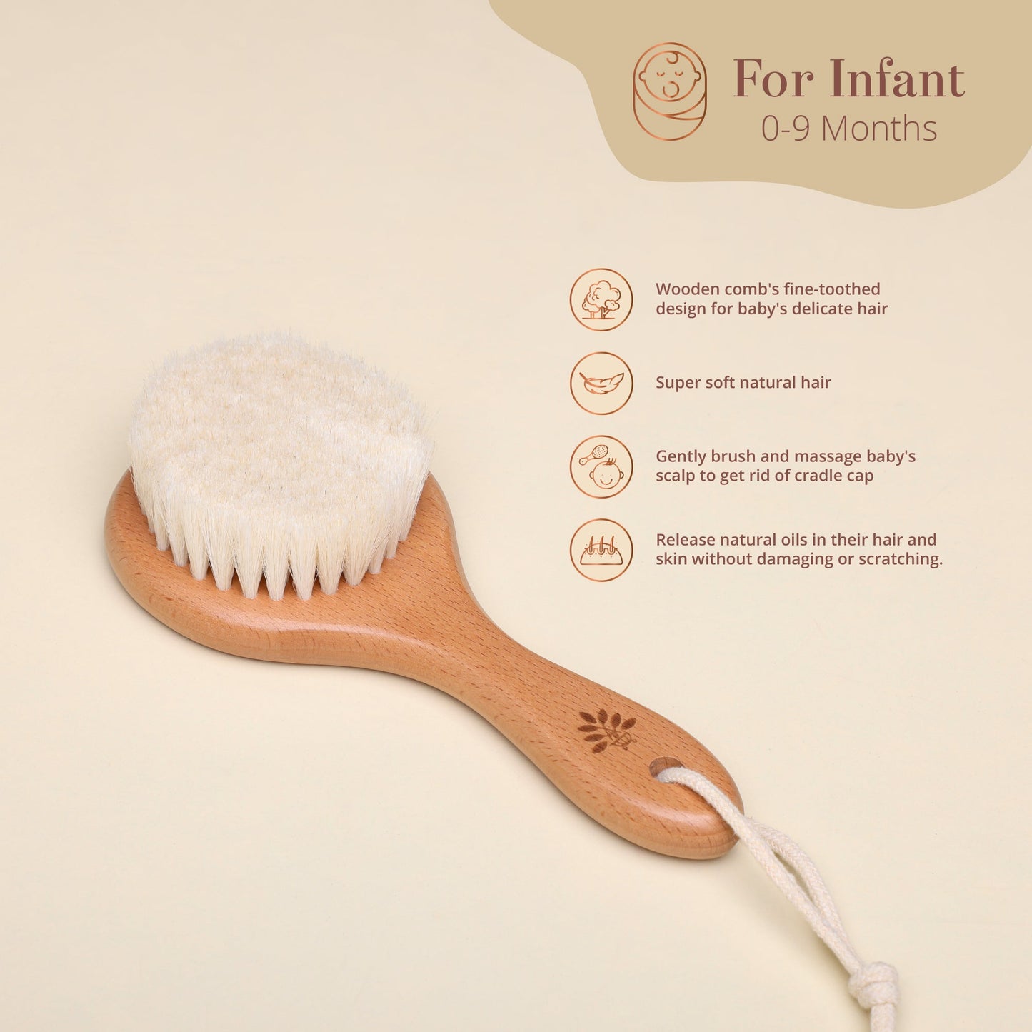 Baby Forest Sunehere Resham - Beech Wood Baby Comb