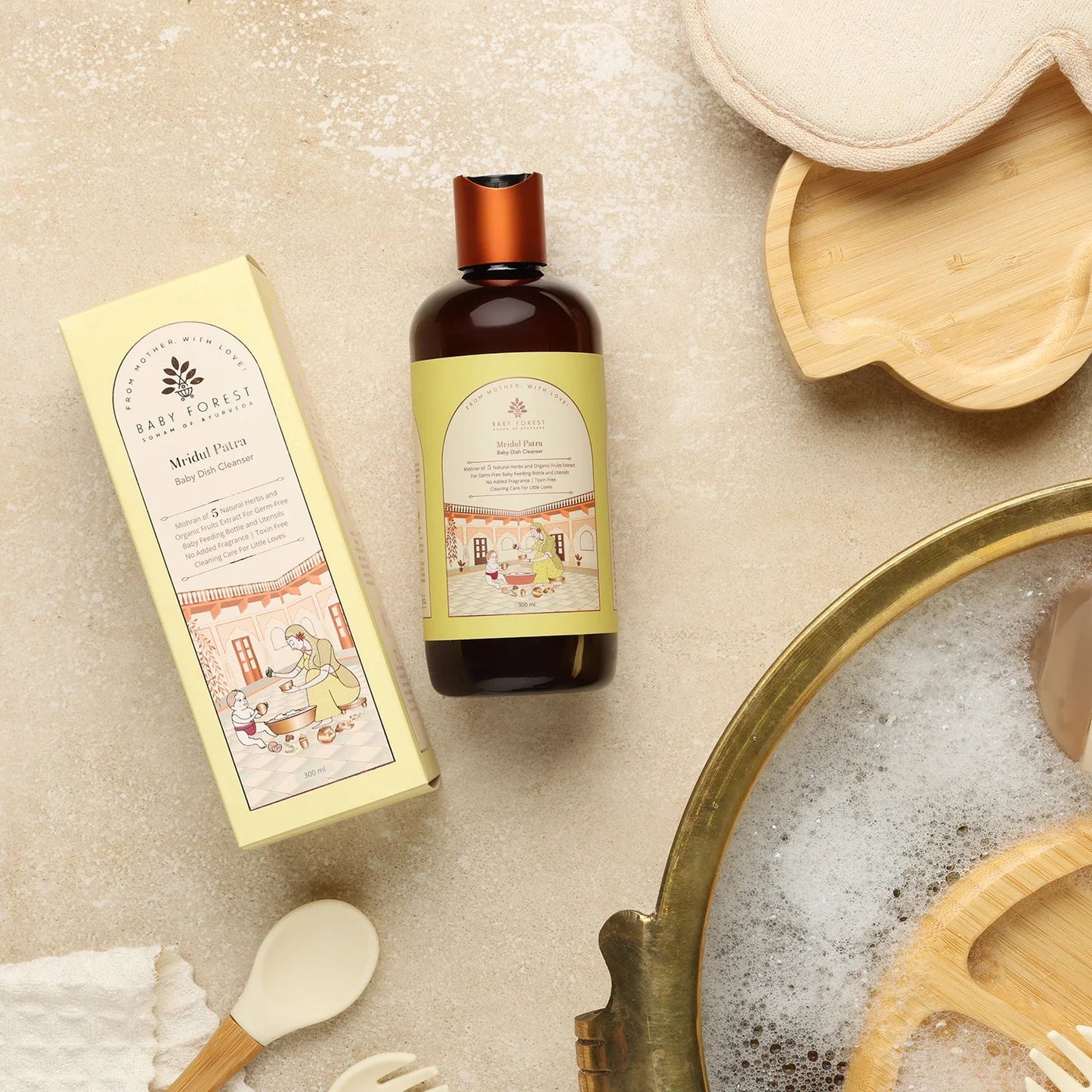 Baby Forest Mridul Patra Ayurvedic Baby Dish Cleanser