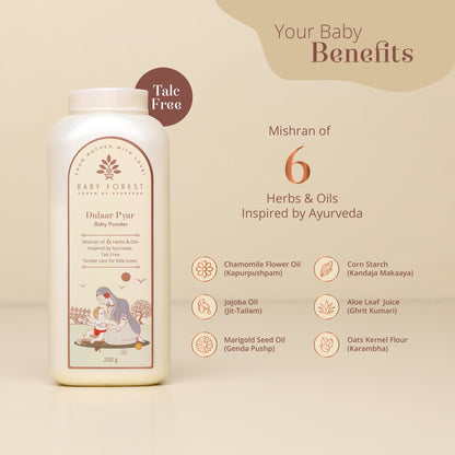 Baby Forest Dulaar Pyar Talc-Free Baby Powder