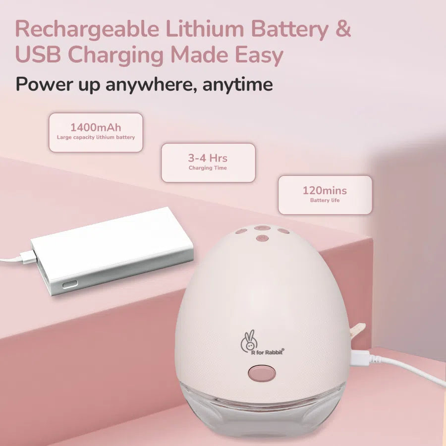 R for Rabbit First Feed Flexi Wearable Electric Breast Pump