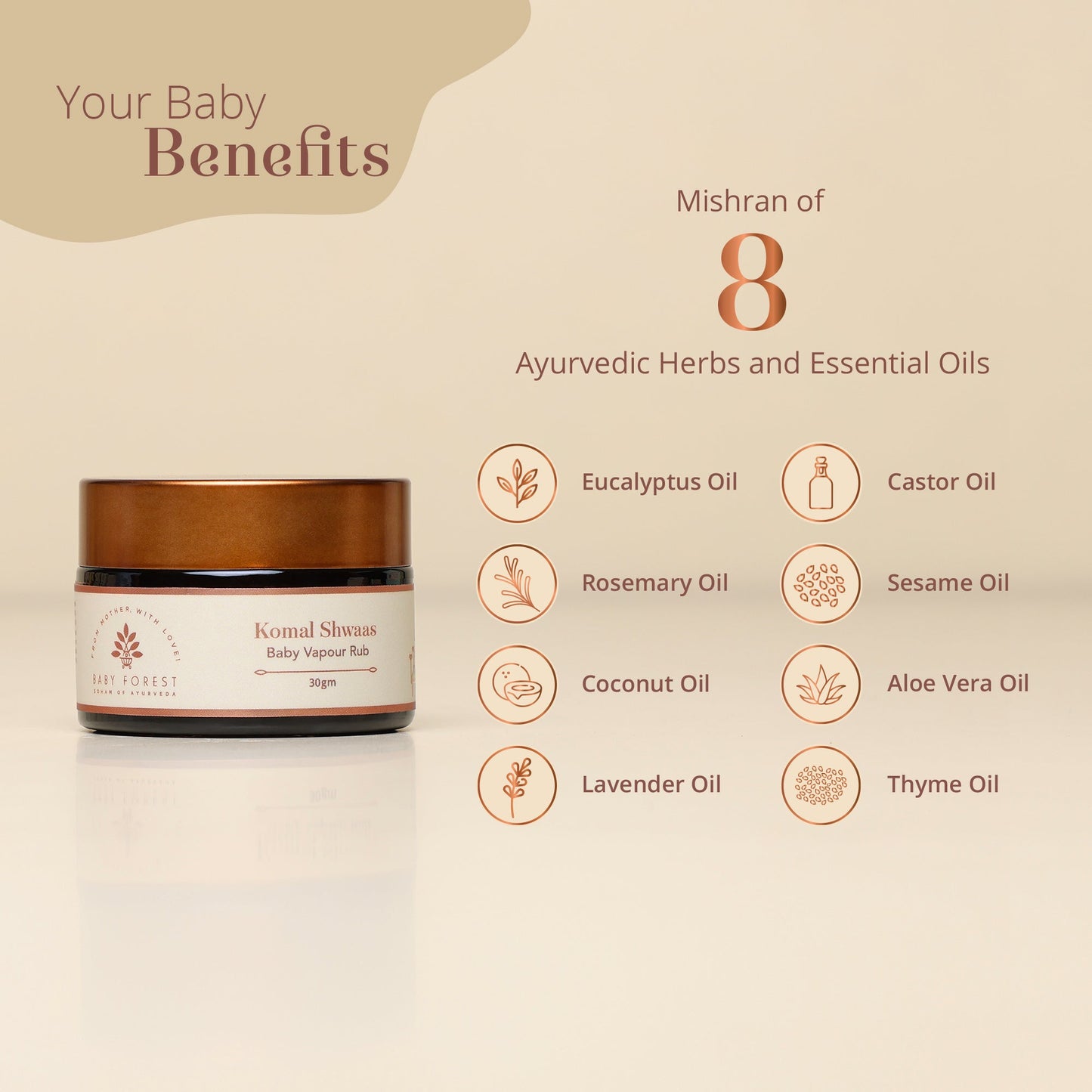 Baby Forest Komal Shwaas Baby Vapour Rub