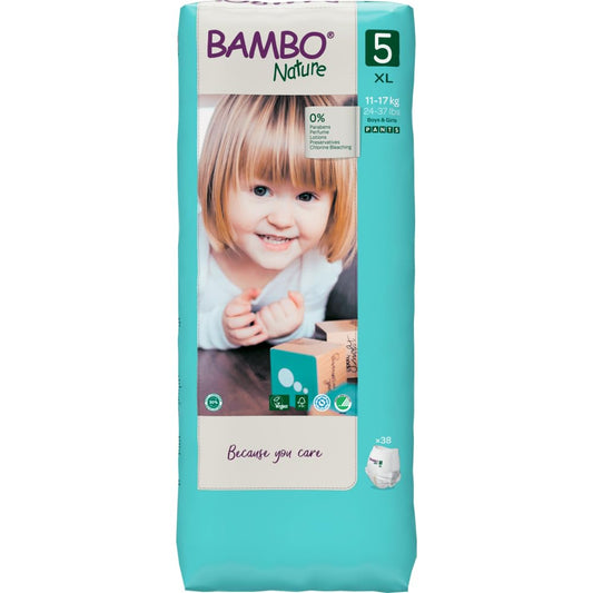 Bambo Nature Premium Baby Pants Diapers for Babies XL Size (11-17 Kgs)