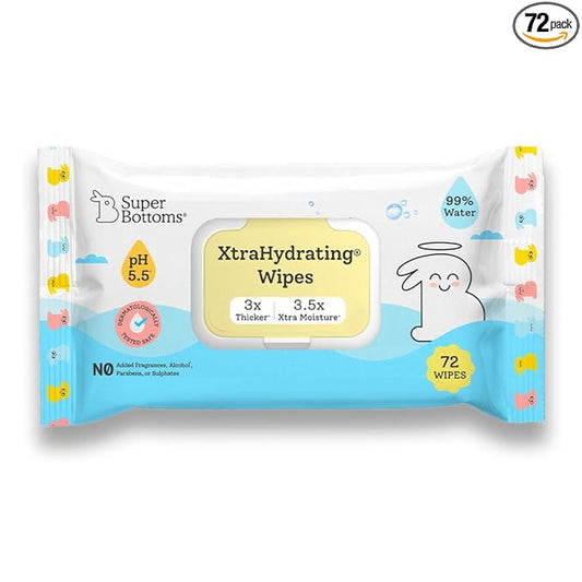 SuperBottoms 99% Pure Water Baby Wet Wipes Pack of 1