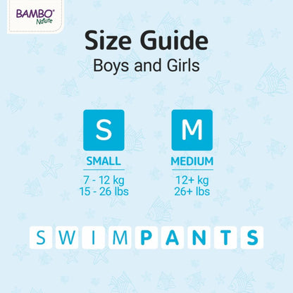 Bambo Nature Disposable Swim Diaper Pants - Medium 12+kg