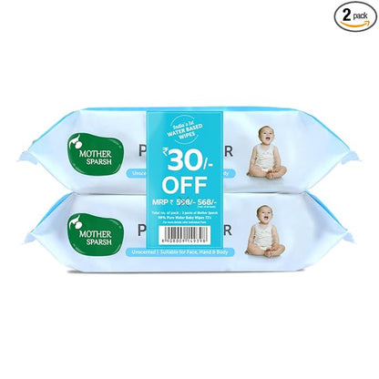 MS Baby 99% Water Wipes Combo Pack