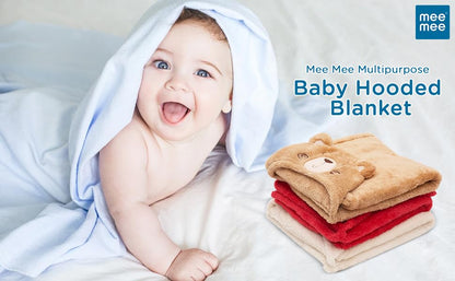 MeeMee Cozy Adorable Brown Bear Blanket