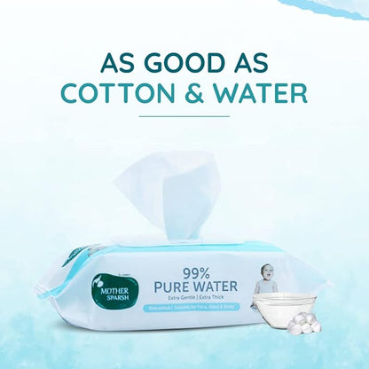 MS Baby 99% Water Wipes Combo Pack