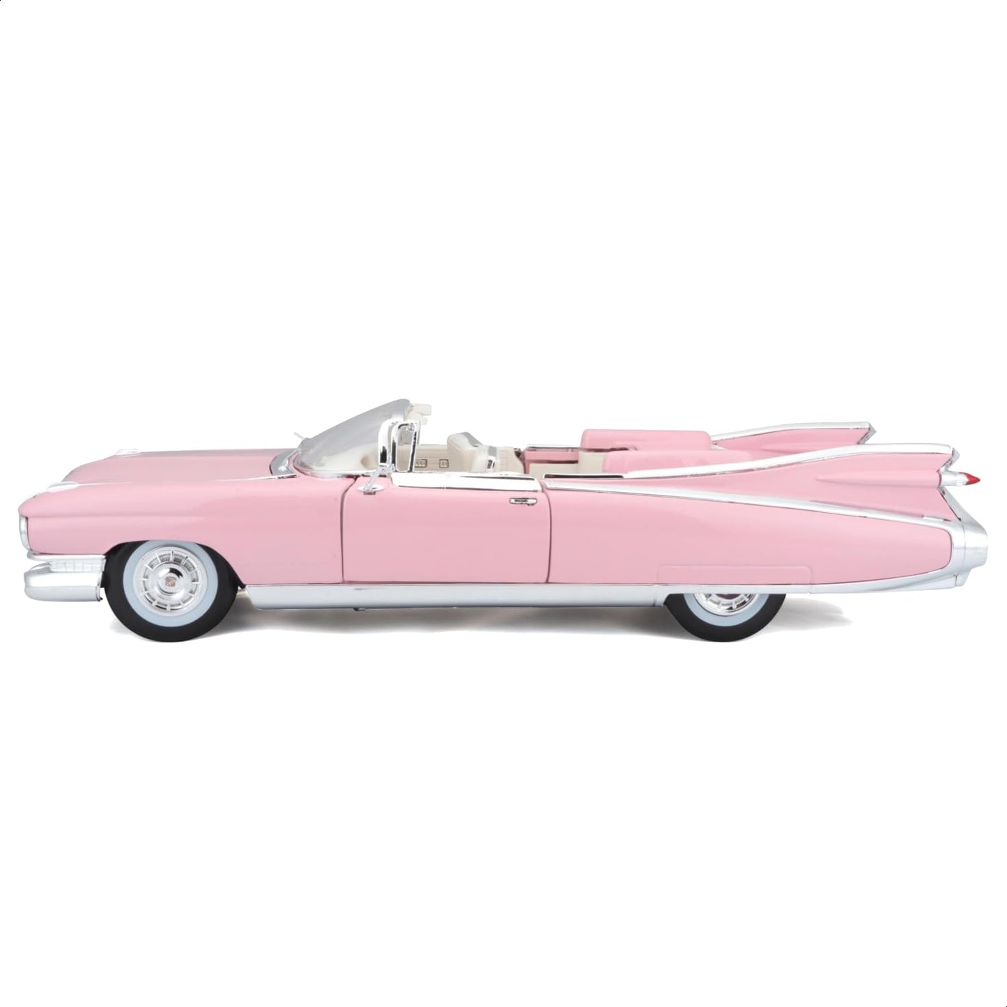 Maisto 1959 Cadillac Eldorado Biarritz Convertible, Pink Premiere 36813 1/18 Scale Diecast
