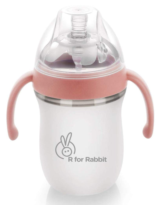 R for Rabbit First Feed Baby Silicon Feeding Bottle 160ml