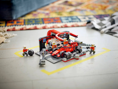 LEGO City F1 Pit Stop & Pit Crew with Ferrari Car