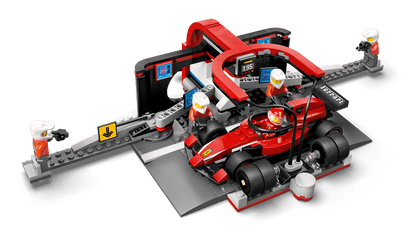 LEGO City F1 Pit Stop & Pit Crew with Ferrari Car