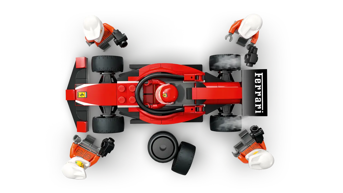 LEGO City F1 Pit Stop & Pit Crew with Ferrari Car