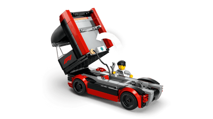 LEGO City F1 Truck with RB20 & AMR24 F1 Cars