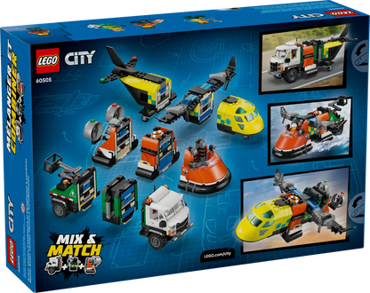 LEGO City Airplane, Service Truck & Hovercraft Remix