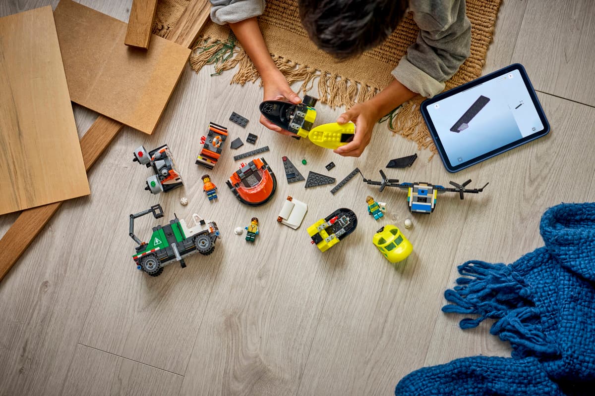 LEGO City Airplane, Service Truck & Hovercraft Remix