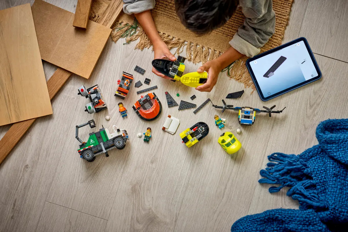 LEGO City Airplane, Service Truck & Hovercraft Remix