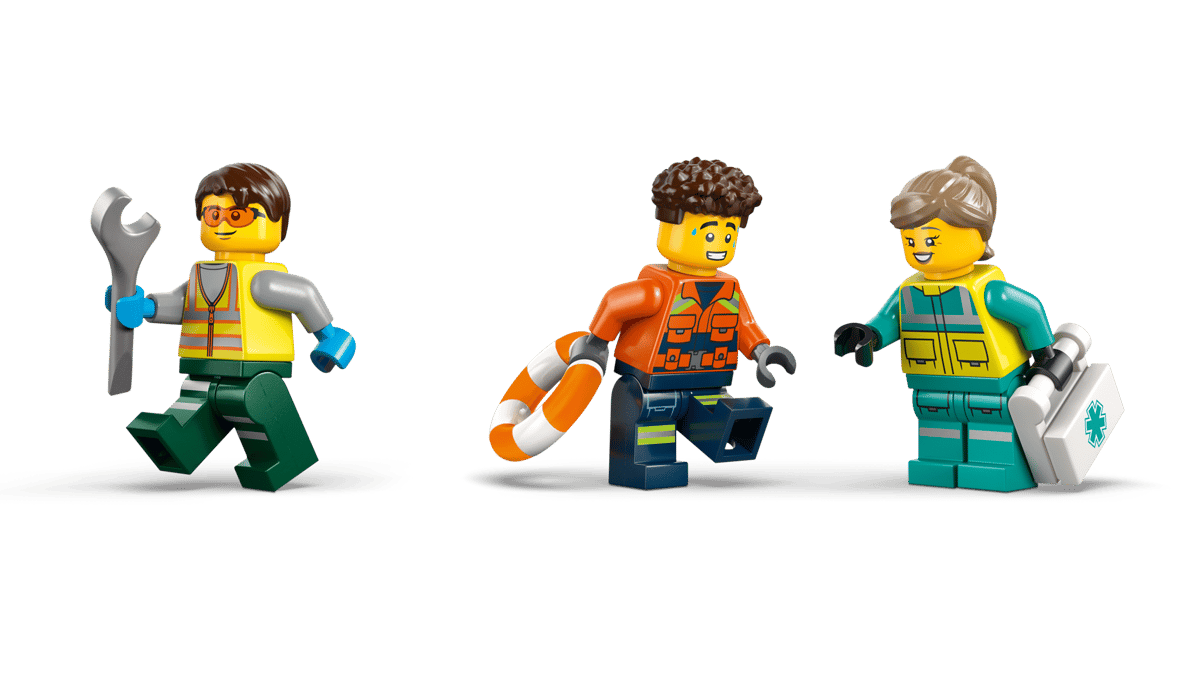 LEGO City Airplane, Service Truck & Hovercraft Remix