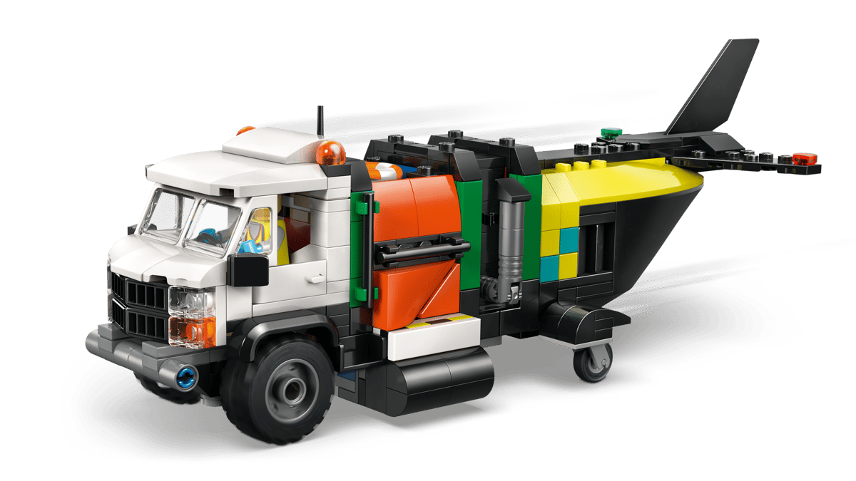 LEGO City Airplane, Service Truck & Hovercraft Remix