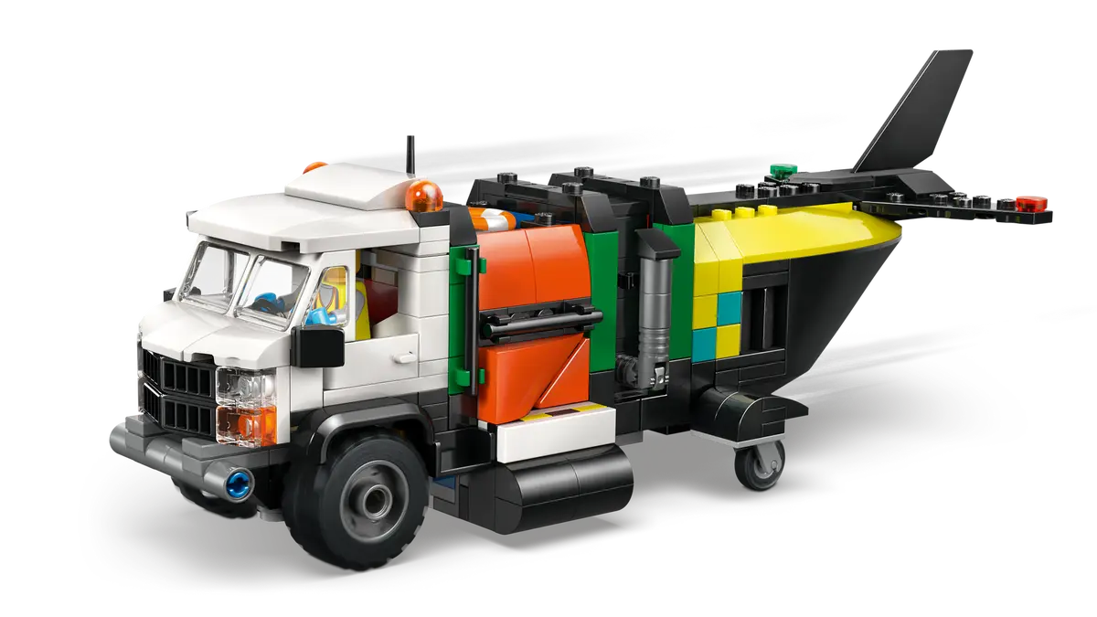 LEGO City Airplane, Service Truck & Hovercraft Remix