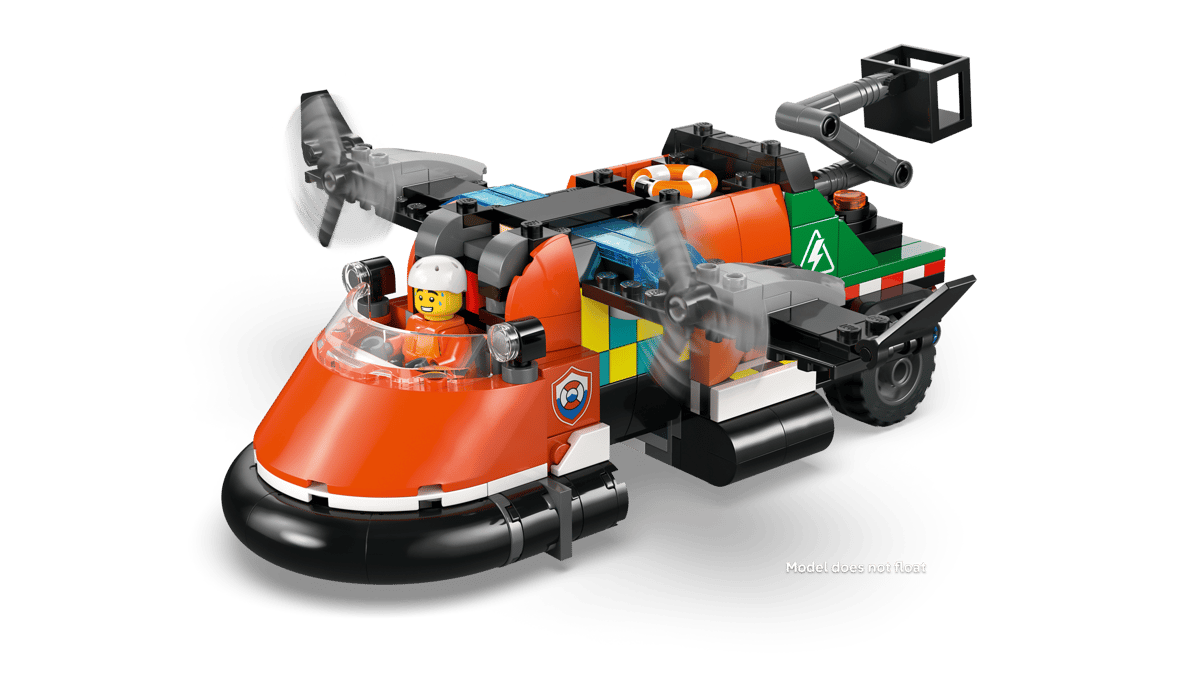 LEGO City Airplane, Service Truck & Hovercraft Remix