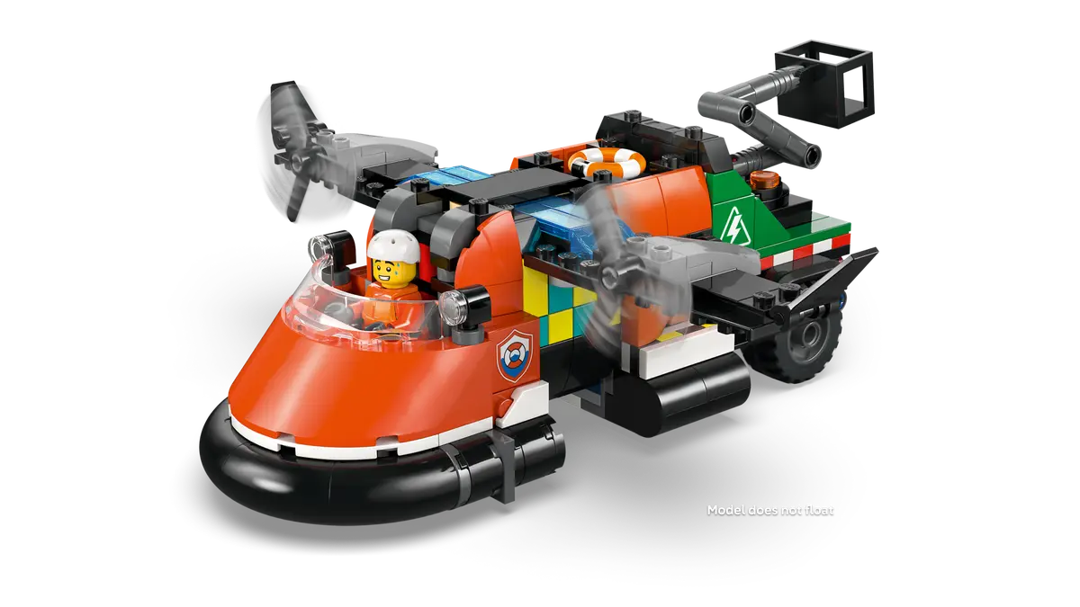 LEGO City Airplane, Service Truck & Hovercraft Remix