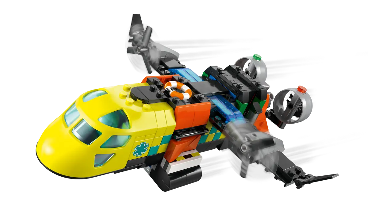 LEGO City Airplane, Service Truck & Hovercraft Remix