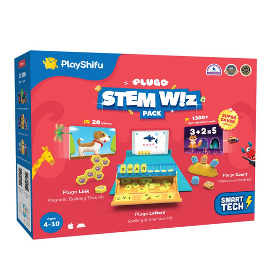Playshifu Plugo Combo 3 In 1 Stem Kit for kids