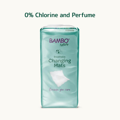 Bambo Nature Eco-Friendly and Soft Disposable Diaper Changing Mats