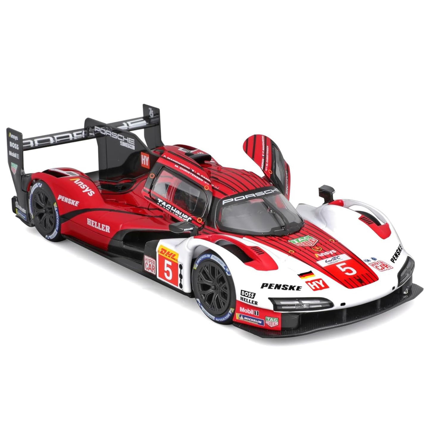 Bburago 1/43 - Porsche 963 2024 Racing Collection Champion Le Mans 24h of Daytona