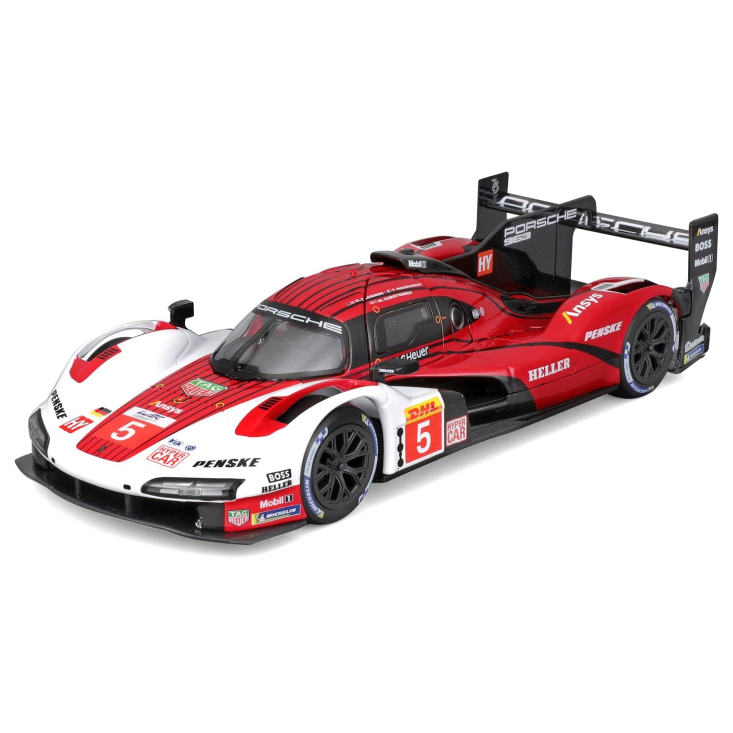 Bburago 1/43 - Porsche 963 2024 Racing Collection Champion Le Mans 24h of Daytona