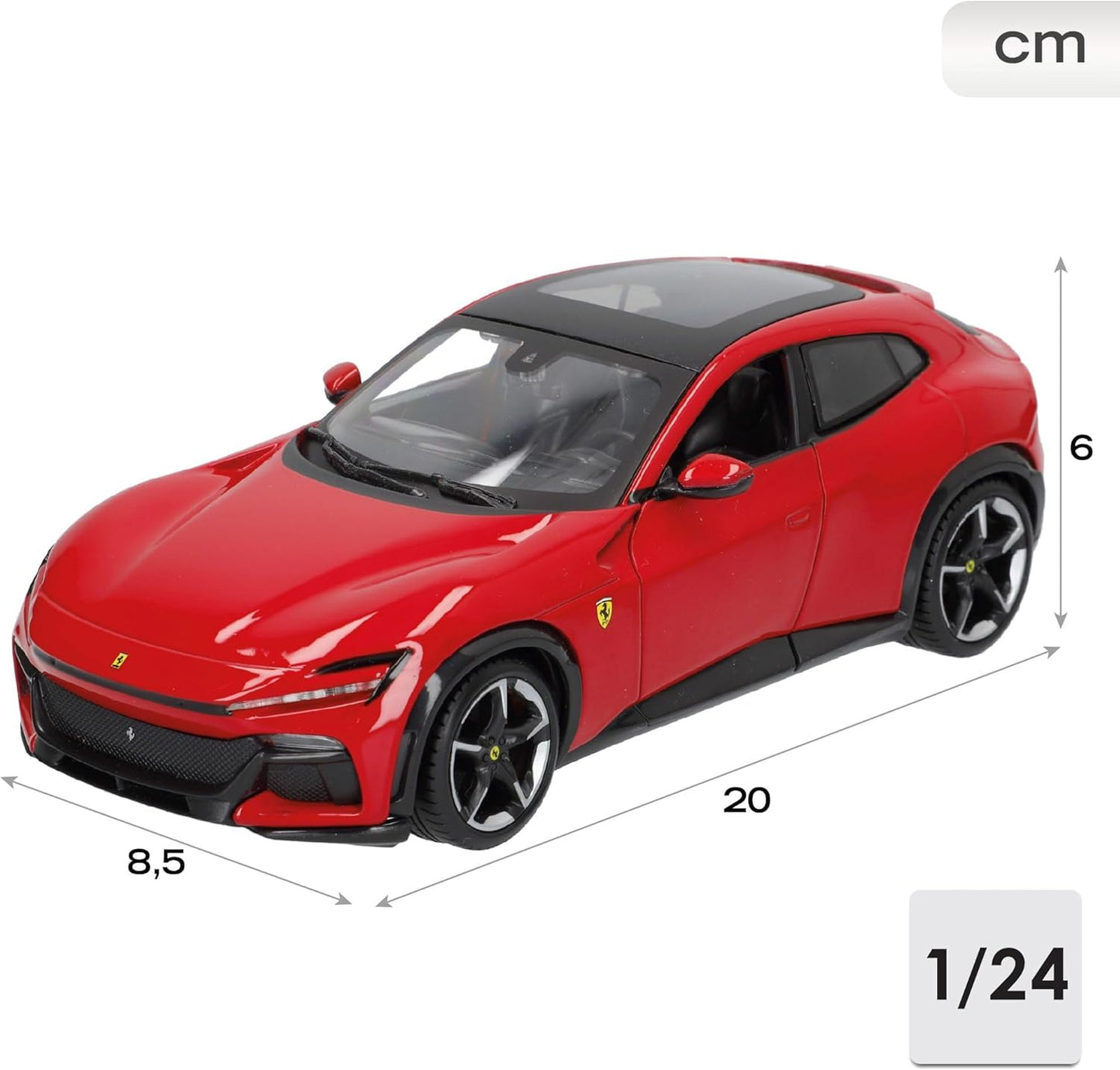 Bburago 1/24 Ferrari - Purosangue SUV - Red