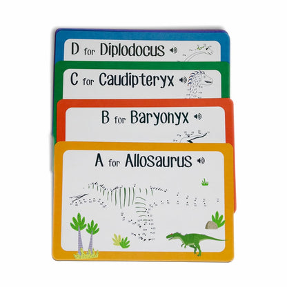 goDiscover A to Z Dinosaur Flashcards