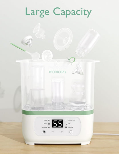 Momcozy 8-in-1 Baby Bottle Steam Sterilizer