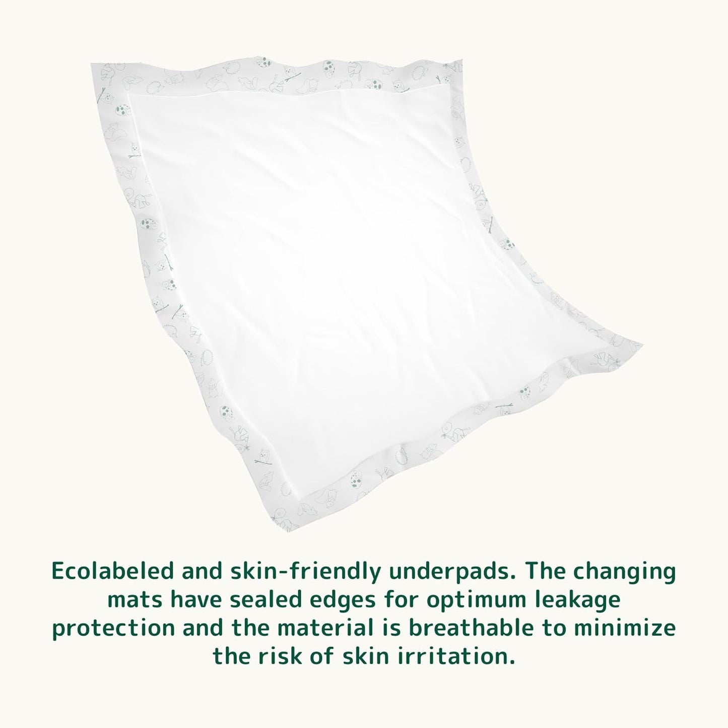 Bambo Nature Eco-Friendly and Soft Disposable Diaper Changing Mats