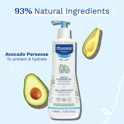 Mustela Cleansing Gel 500ml (Buy 3 Get 1 Free)
