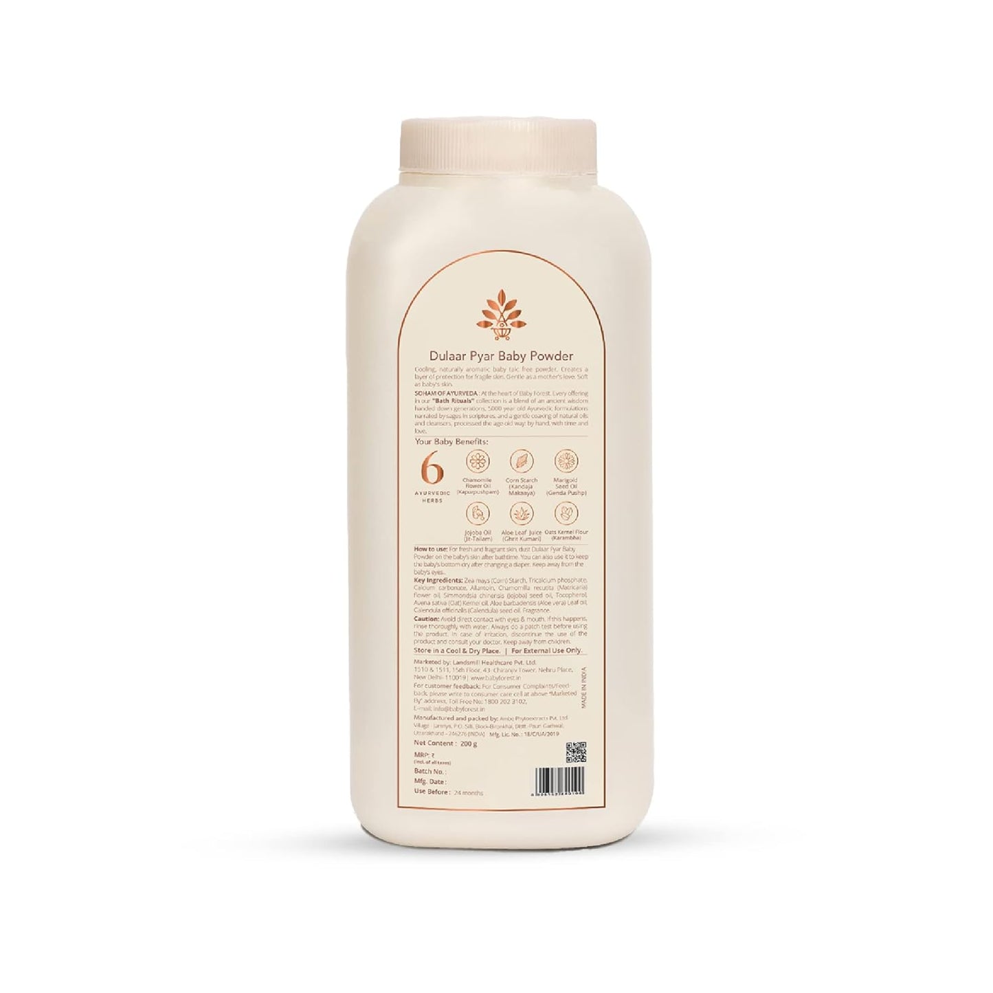 Baby Forest Dulaar Pyar Talc-Free Baby Powder