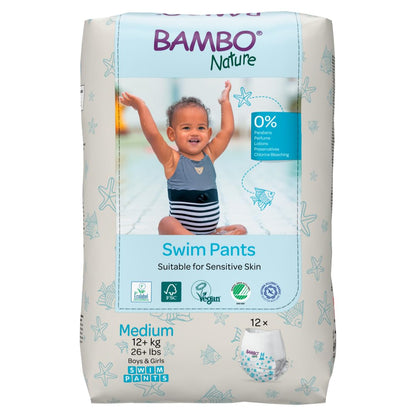 Bambo Nature Disposable Swim Diaper Pants - Medium 12+kg